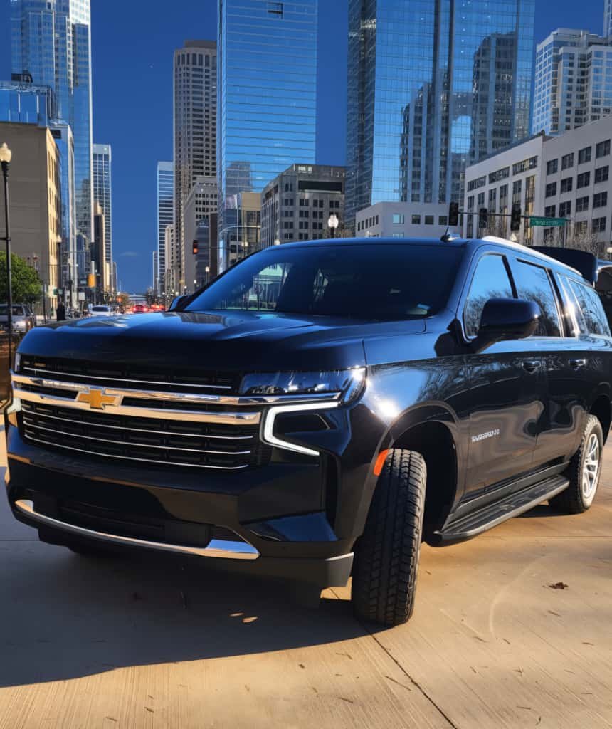 Black Chevrolet Tahoe SUV - AB Premium ( limo services)